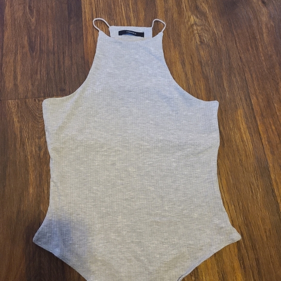 Forever 21 Gray Bodysuit - Picture 2 of 4